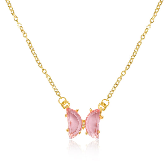 Crystal Butterfly - Pink