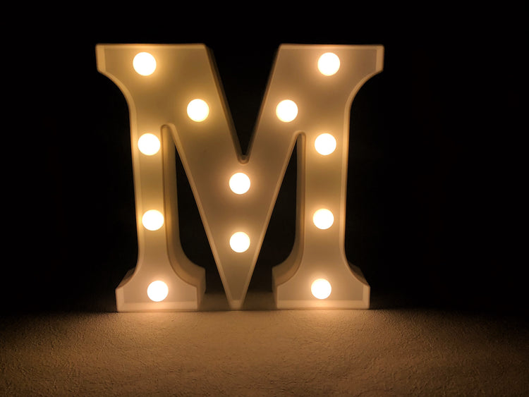 Hollywood Lights Letters